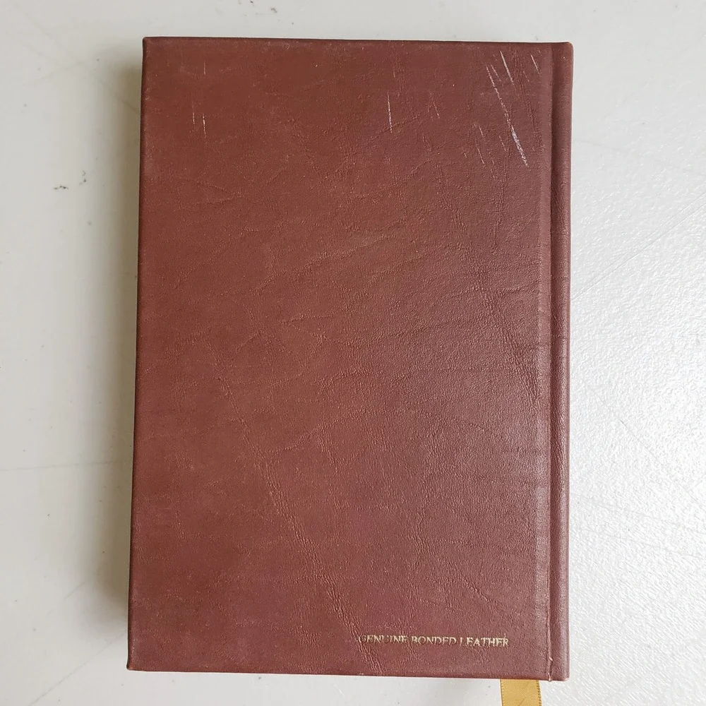 Today Is Mine Leroy Brownlow Burgundy Bonded Leather Daily Devotional 1972 ISBN